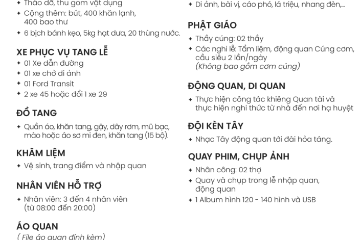 GÓI HỎA TÁNG 